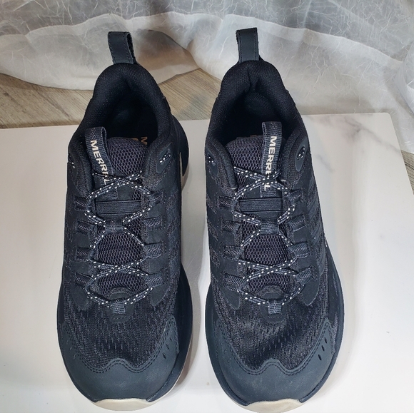 Merrell Womens Moab Speed 2 Black Hiking Trail Boot SIZE 7.5 - Picture 3 of 14